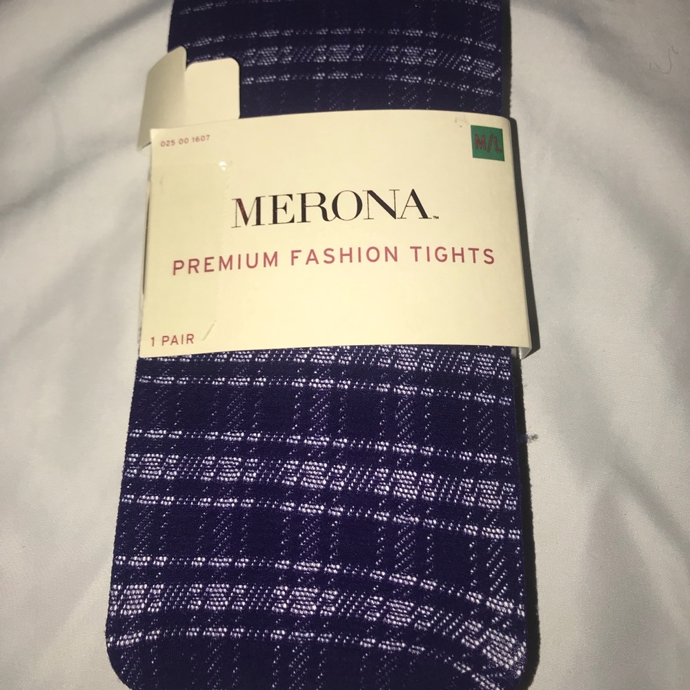 NWT size M/L purple tights